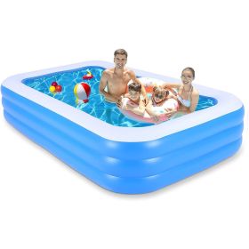 Kids Swimming Pools 0.4mm Thick 120*72*22 inch Inflatable Pool
