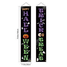 Fall Decor- halloween Decoration Fall Decorations for Home - Welcome & Hello Fall Signs for Front Door Harvest Decoration - Hanging Leaves and Pumpkin (Color: as pic H)
